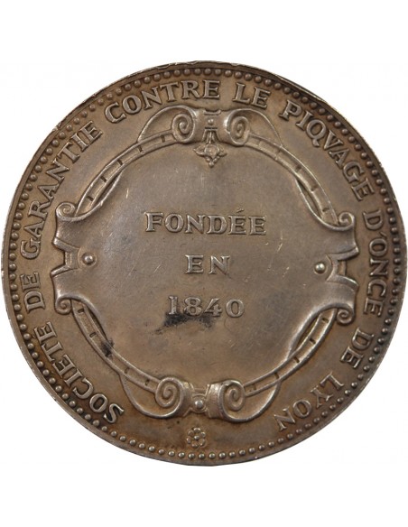 PIQUAGE D'ONCE DE LYON - MEDAILLE ARGENT