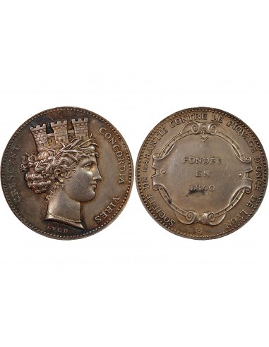 PIQUAGE D'ONCE DE LYON - MEDAILLE ARGENT