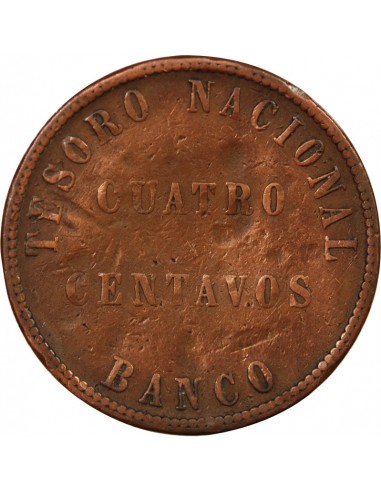 ARGENTINE - 4 CENTAVOS 1854