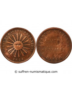 ARGENTINE - 4 CENTAVOS 1854