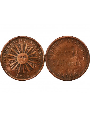 ARGENTINE - 4 CENTAVOS 1854
