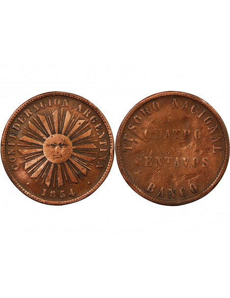 ARGENTINE - 4 CENTAVOS 1854
