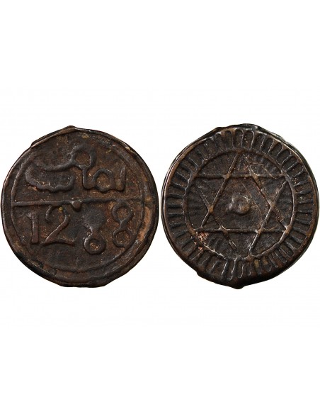 MAROC, MOHAMMED IV - 4 FALUS 1288 (1871)