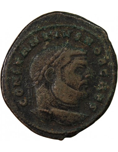 Rome Empire Constance Ier Chlore 1 follis Cuivre 300-304 Carthage