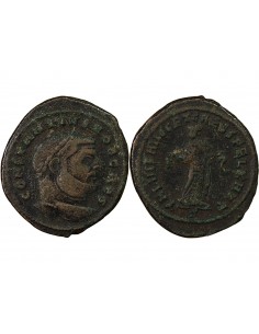 Rome Empire Constance Ier Chlore 1 follis Cuivre 300-304 Carthage 2
