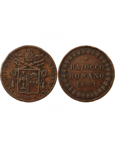 VATICAN, GREGOIRE XVI - BAIOCCO 1831 ROME