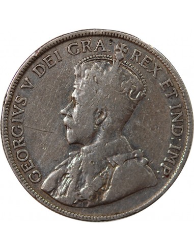 CANADA, GEORGES V - 50 CENTS 1916