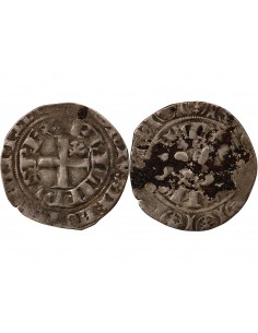 PHILIPPE VI DE VALOIS - GROS A LA FLEUR DE LYS 1328 / 1350 2