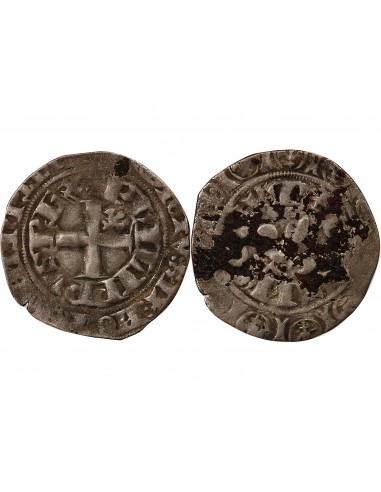 PHILIPPE VI DE VALOIS - GROS A LA FLEUR DE LYS 1328 / 1350