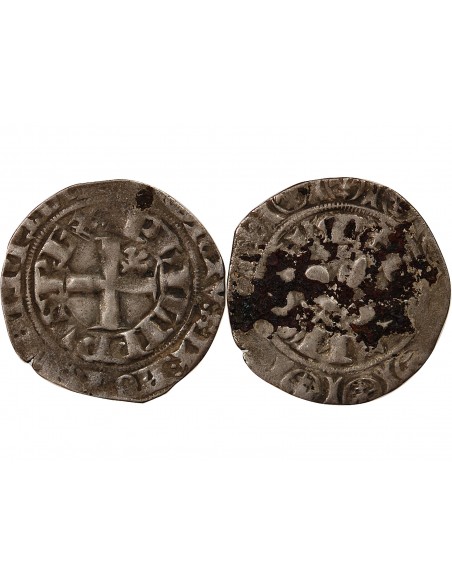 PHILIPPE VI DE VALOIS - GROS A LA FLEUR DE LYS 1328 / 1350