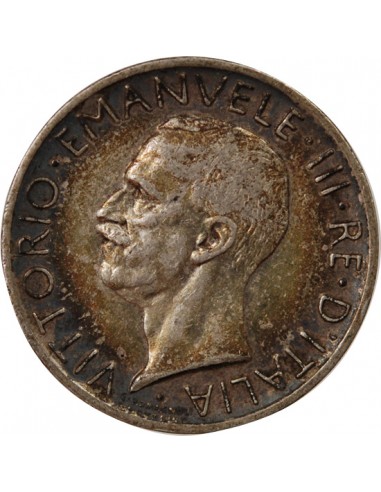 ITALIE, VICTOR-EMMANUEL III - 5 LIRE ARGENT 1929 R ROME