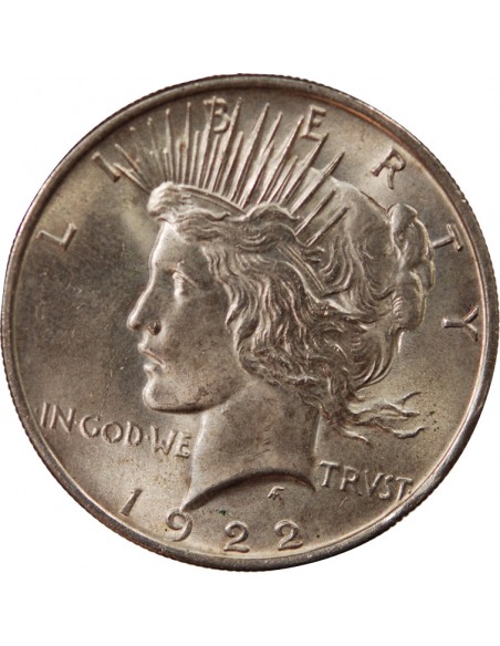 USA - PEACE DOLLAR ARGENT 1922 PHILADELPHIE