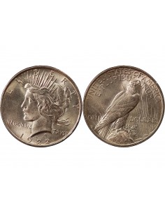 USA - PEACE DOLLAR ARGENT 1922 PHILADELPHIE 2