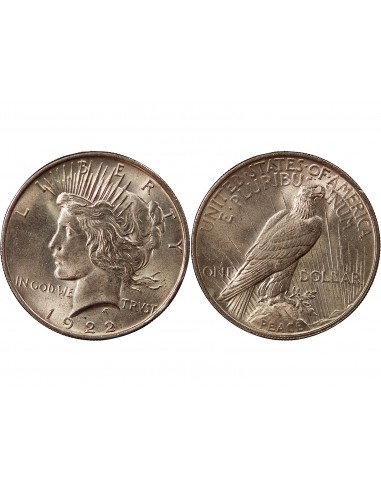 USA - PEACE DOLLAR ARGENT 1922 PHILADELPHIE