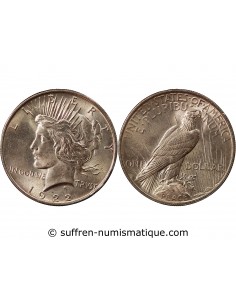 USA - PEACE DOLLAR ARGENT 1922 PHILADELPHIE