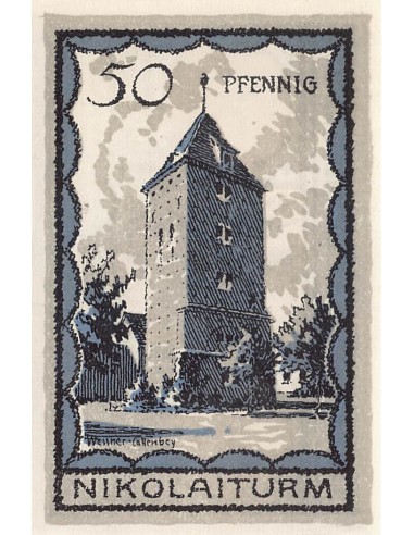 ALLEMAGNE, NEUSTETTIN - 50 PFENNIG 1922