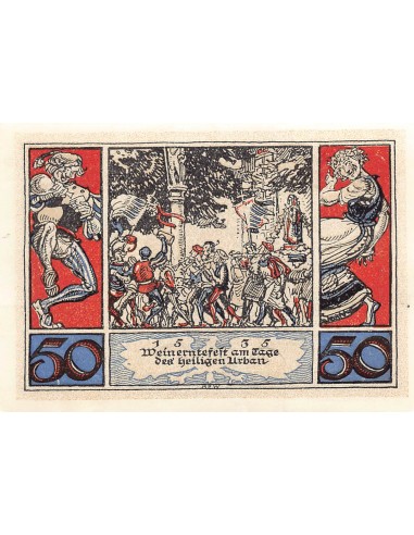 ALLEMAGNE, ARNSTADT - 50 PFENNIG 1921