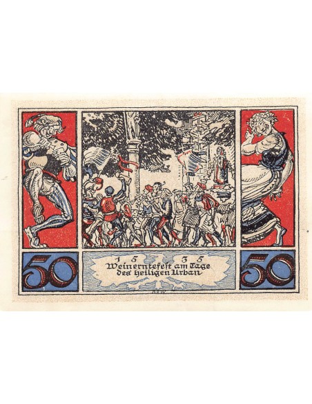 ALLEMAGNE, ARNSTADT - 50 PFENNIG 1921