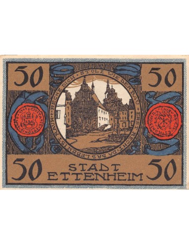 ALLEMAGNE, ETTENHEIM - 50 PFENNIG 1922