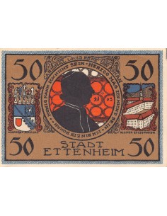 ALLEMAGNE, ETTENHEIM - 50 PFENNIG 1922 2