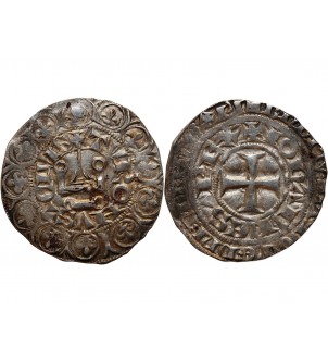 JEAN II LE BON﻿ - GROS AU TOURNOIS DU LANGUEDOC 1350 / 1364 2