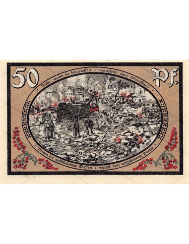 ALLEMAGNE, WASUNGEN - 50 PFENNIG 1921