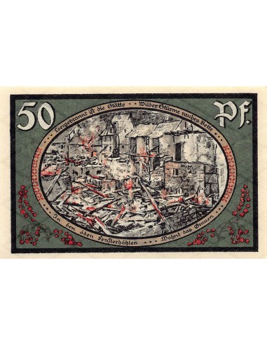 ALLEMAGNE, WASUNGEN - 50 PFENNIG 1921