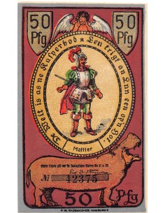 ALLEMAGNE, HAMBOURG - 50 PFENNIG 1922