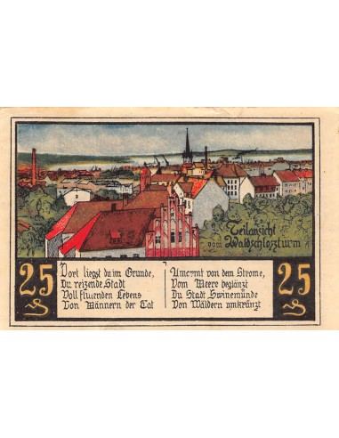 ALLEMAGNE, SWINEMÜNDE - 25 PFENNIG
