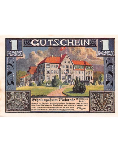 ALLEMAGNE, WALSRODE - 1 MARK 1922
