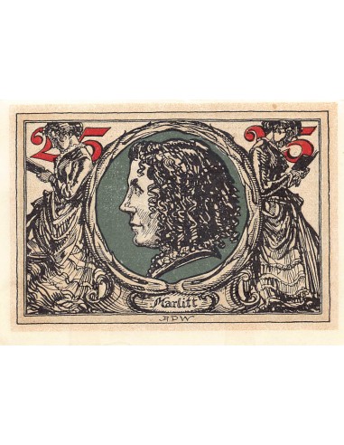 ALLEMAGNE, ARNSTADT - 25 PFENNIG 1921