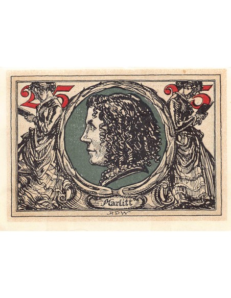 ALLEMAGNE, ARNSTADT - 25 PFENNIG 1921