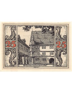 ALLEMAGNE, ARNSTADT - 25 PFENNIG 1921