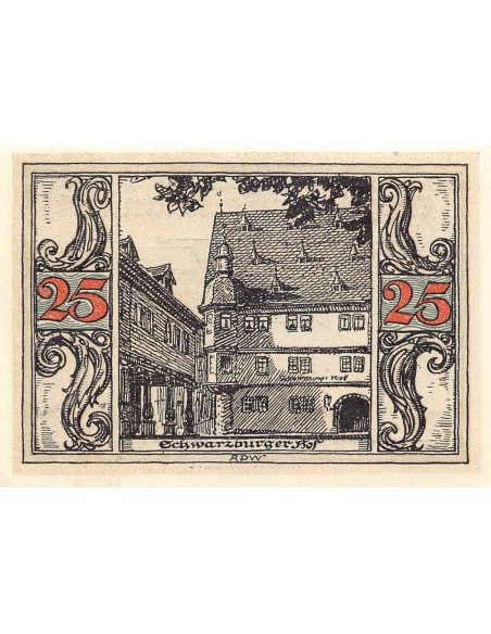 ALLEMAGNE, ARNSTADT - 25 PFENNIG 1921