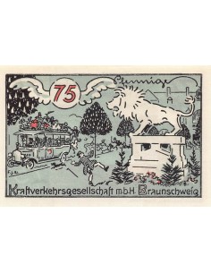 ALLEMAGNE, BRAUNSCHWEIG - 75 PFENNIG 1921 2