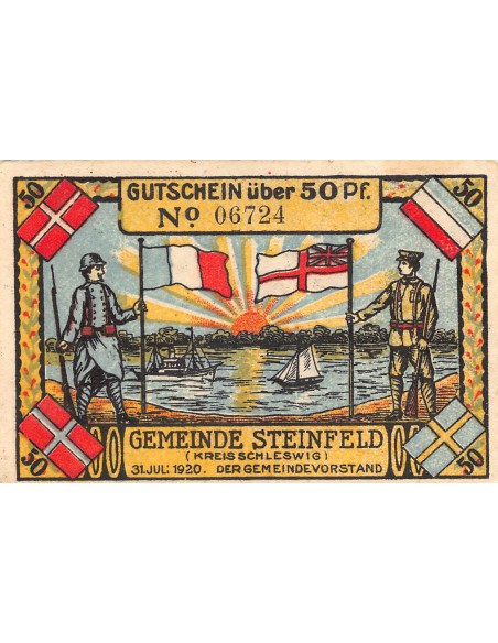 ALLEMAGNE, STEINFELD - 50 PFENNIG 1921