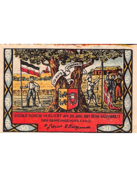 ALLEMAGNE, STEINFELD - 50 PFENNIG 1921