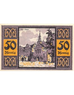 ALLEMAGNE, MERSEBURG - 50 PFENNIG 1921