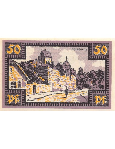 ALLEMAGNE, MERSEBURG - 50 PFENNIG 1921