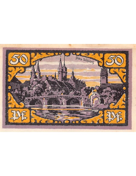 ALLEMAGNE, MERSEBURG - 50 PFENNIG 1921