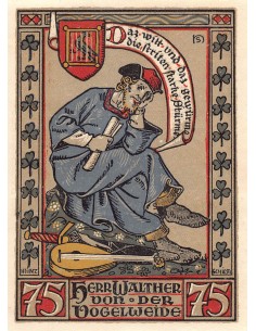 ALLEMAGNE, EISENACH - 75 PFENNIG 1922 2