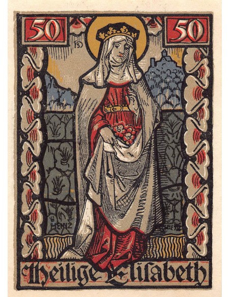 ALLEMAGNE, EISENACH - 50 PFENNIG 1922