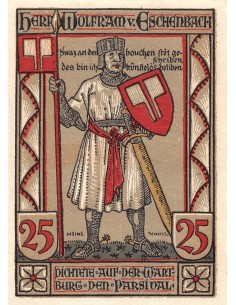 ALLEMAGNE, EISENACH - 25 PFENNIG 1922