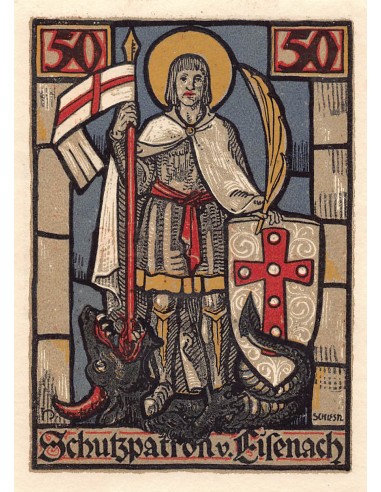 ALLEMAGNE, EISENACH - 50 PFENNIG 1922