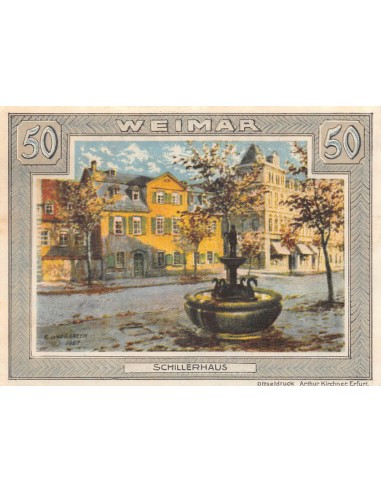 ALLEMAGNE, WEIMAR - 50 PFENNIG 1921