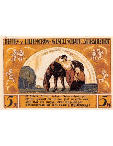 ALLEMAGNE, ALTRAHLSTEDT - 5 MARK 1922