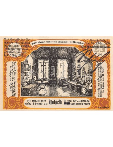 ALLEMAGNE, ALTRAHLSTEDT - 25 MARK 1922