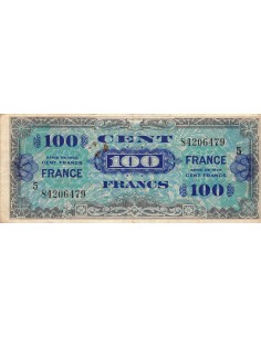 IMPRESSION AMERICAINE, FRANCE - 100 FRANCS 1944 SERIE 5 2