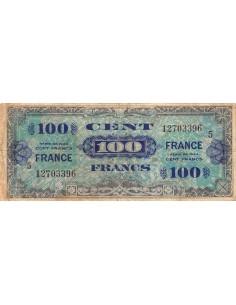 IMPRESSION AMERICAINE, FRANCE - 100 FRANCS 1944 SERIE 5