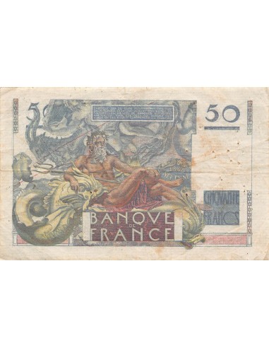 FRANCE - 50 FRANCS LE VERRIER 14/03/1946 - SÉRIE S.2 - TTB+